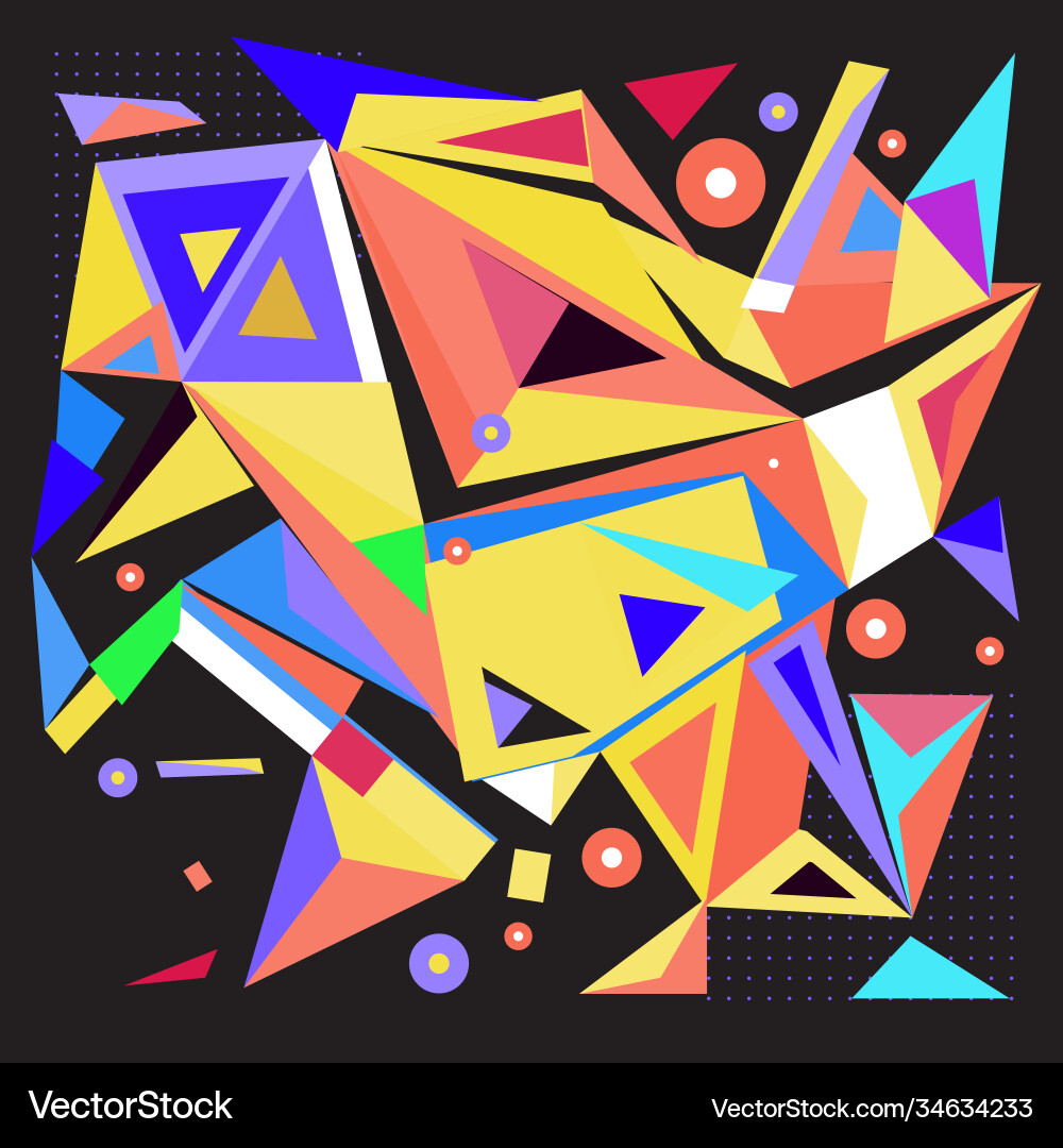 Abstract modern triangles background pattern Abstract modern triangles background pattern vector image
