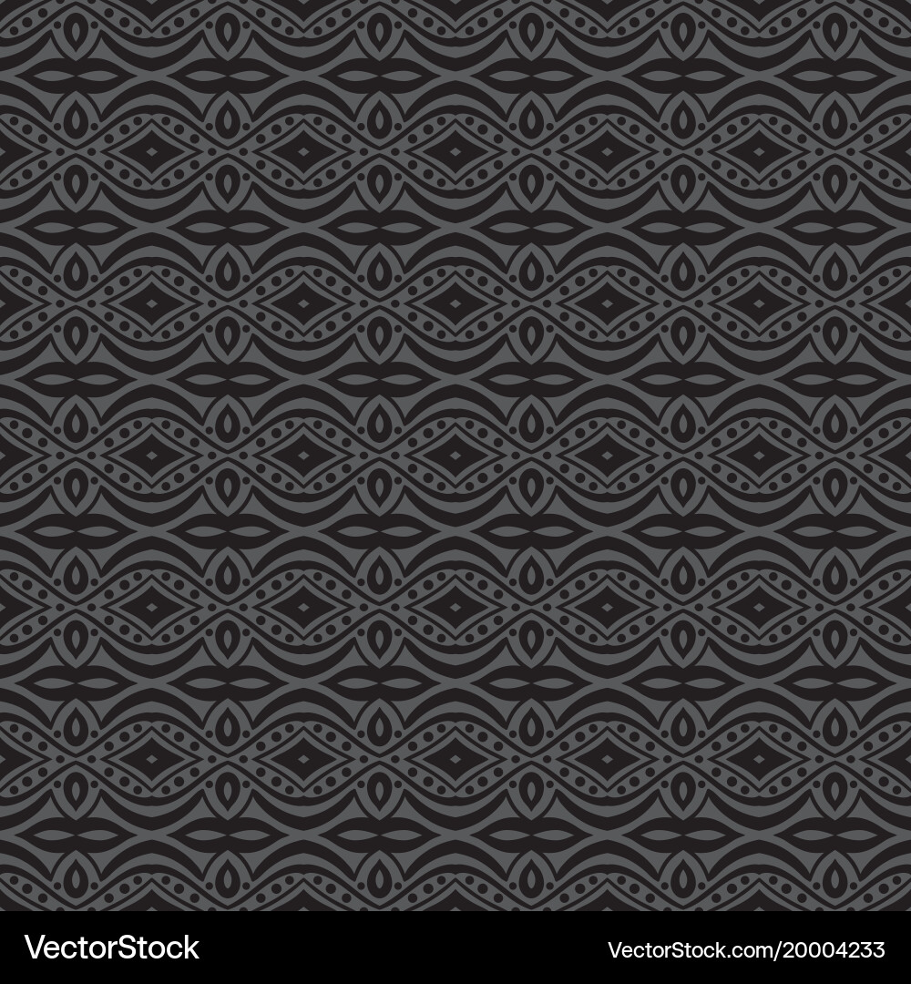 Black Abstract Pattern Vector Image