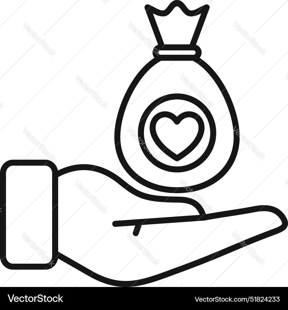 Businessman Geldtasche mit Herzsymbol Businessman Geldtasche mit Herzsymbol vektorbild