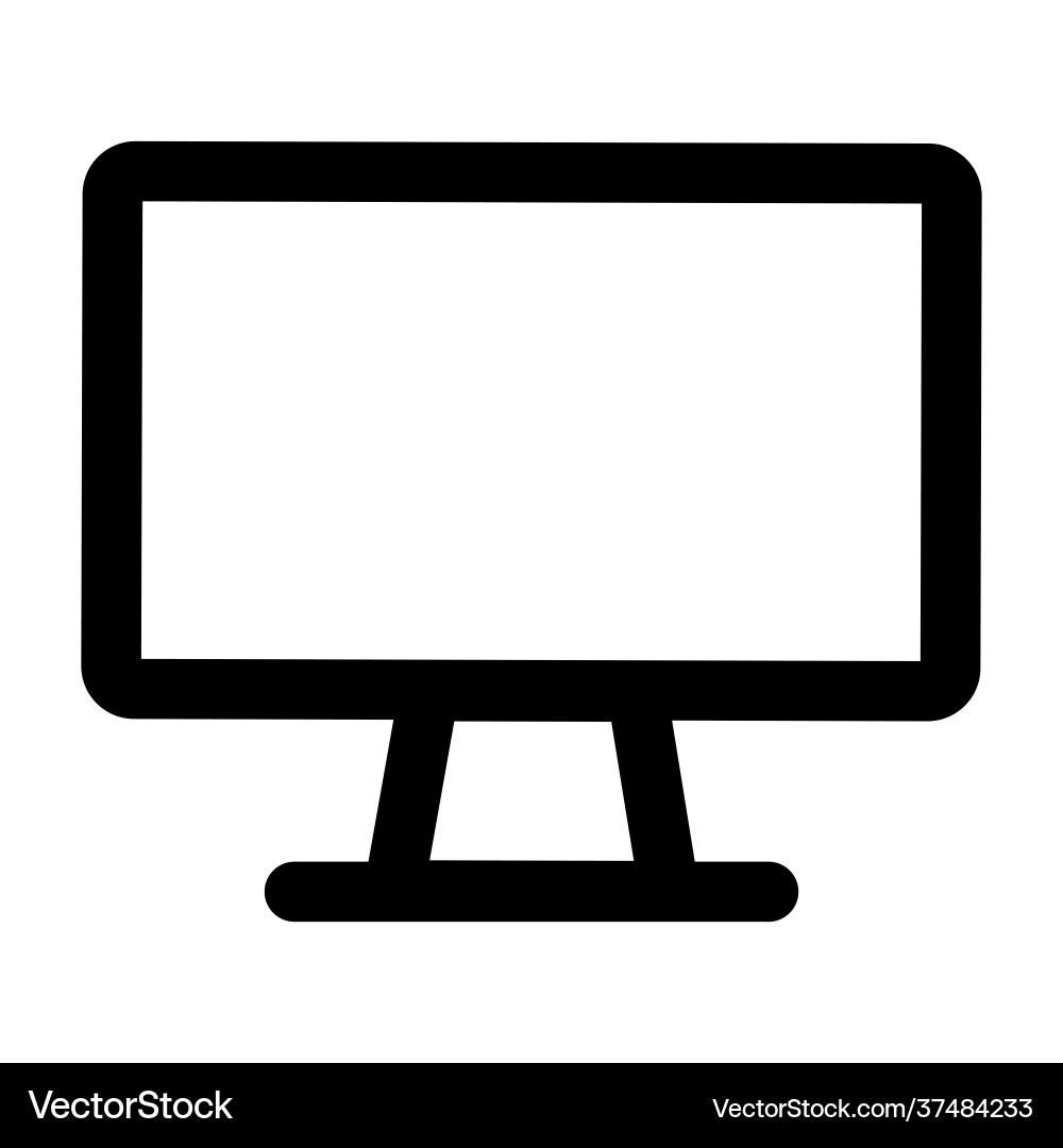 Computer icon outline can use Computer icon outline can use vector image