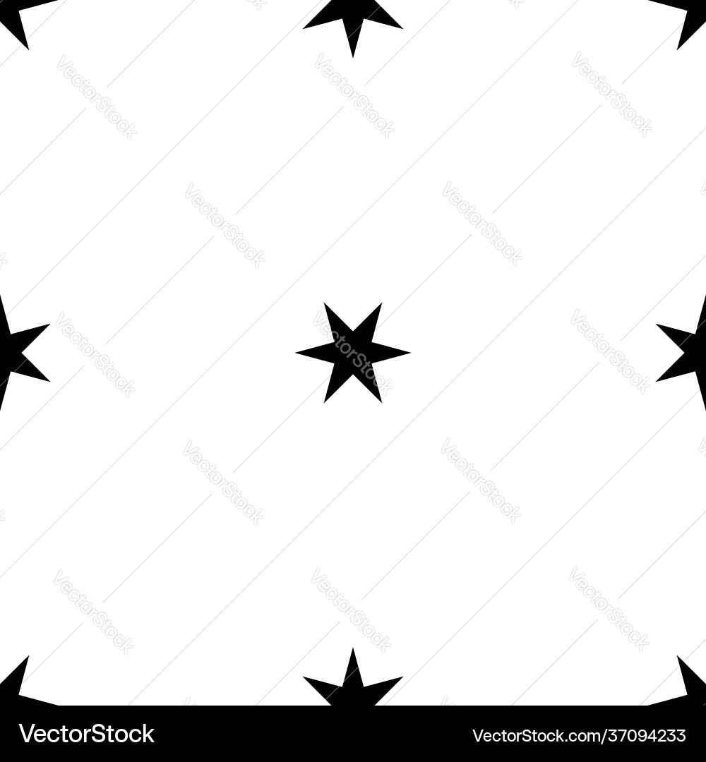 Repeatable seamless star shape pattern Repeatable seamless star shape pattern Vector Image