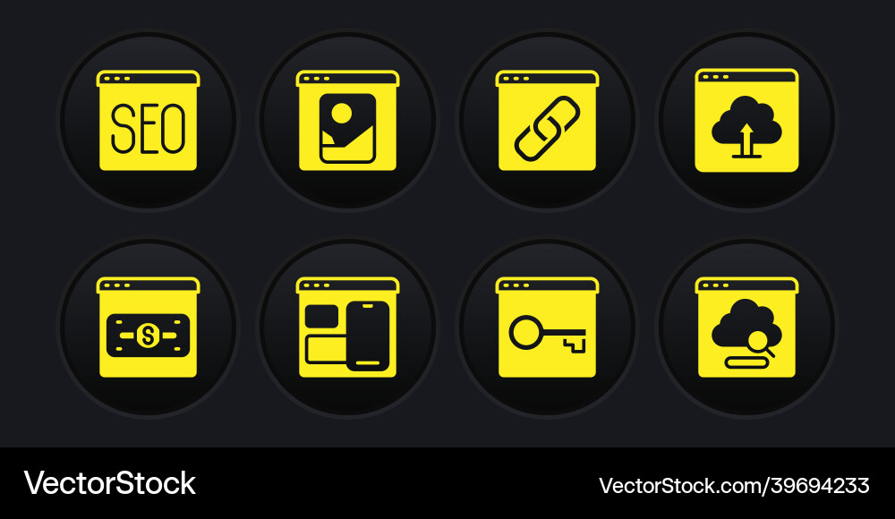 Set online shopping on screen web developer Set online shopping on screen web developer vector image