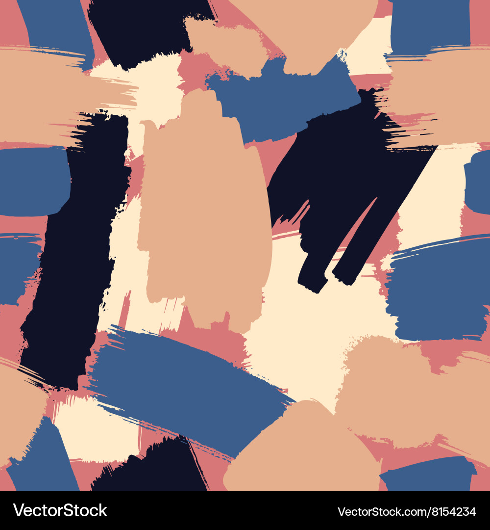 Abstract Brushstroke Pattern vector image