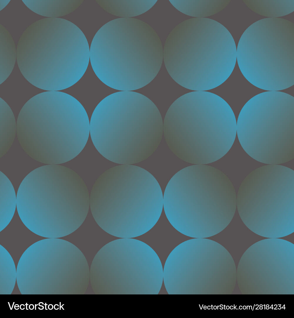 Blue and gray gradient circle seamless pattern Blue and gray gradient circle seamless pattern vector image