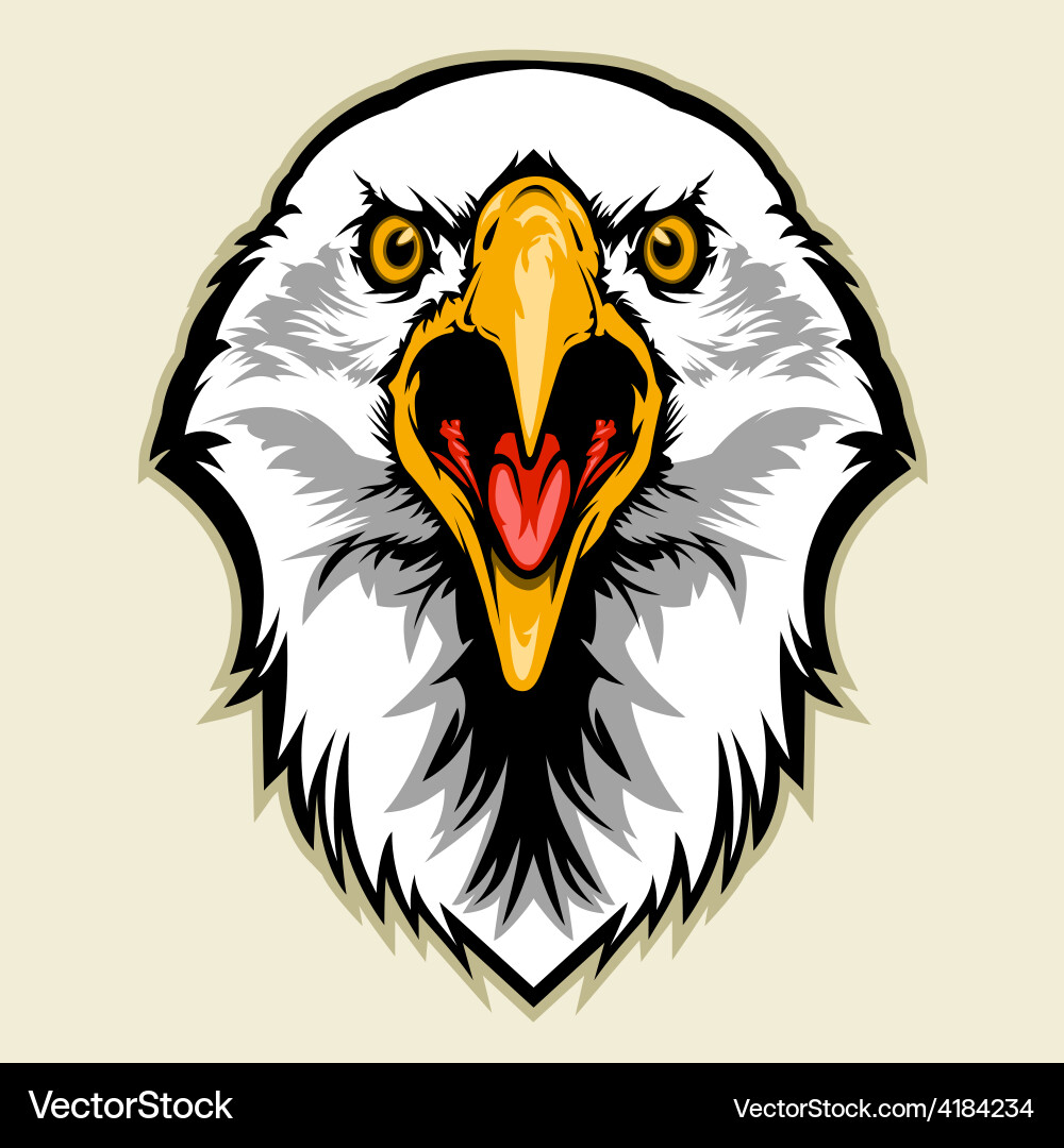 Eagle head Royalty Free Vector Image - VectorStock