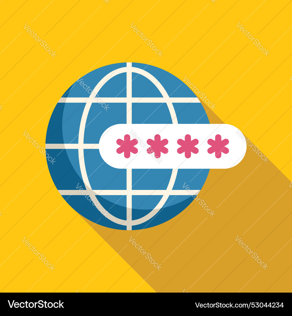 Global network security system protecting world Global network security system protecting world vector image