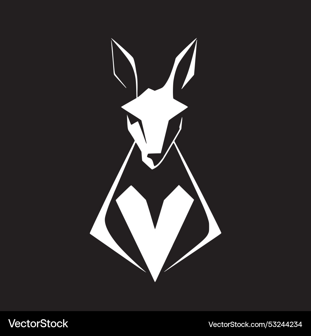 Kangaroo - hochwertiges Logo ideal für T-Shirt Kangaroo - hochwertiges Logo ideal für T-Shirt vektorbild