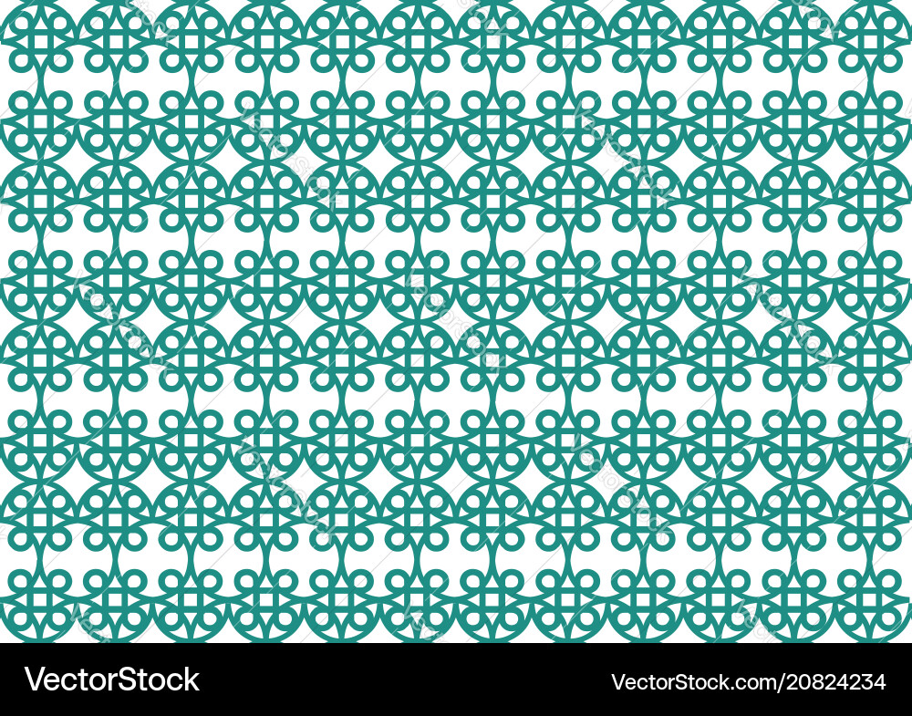 Picture with geometric pattern on a light canvas vector image