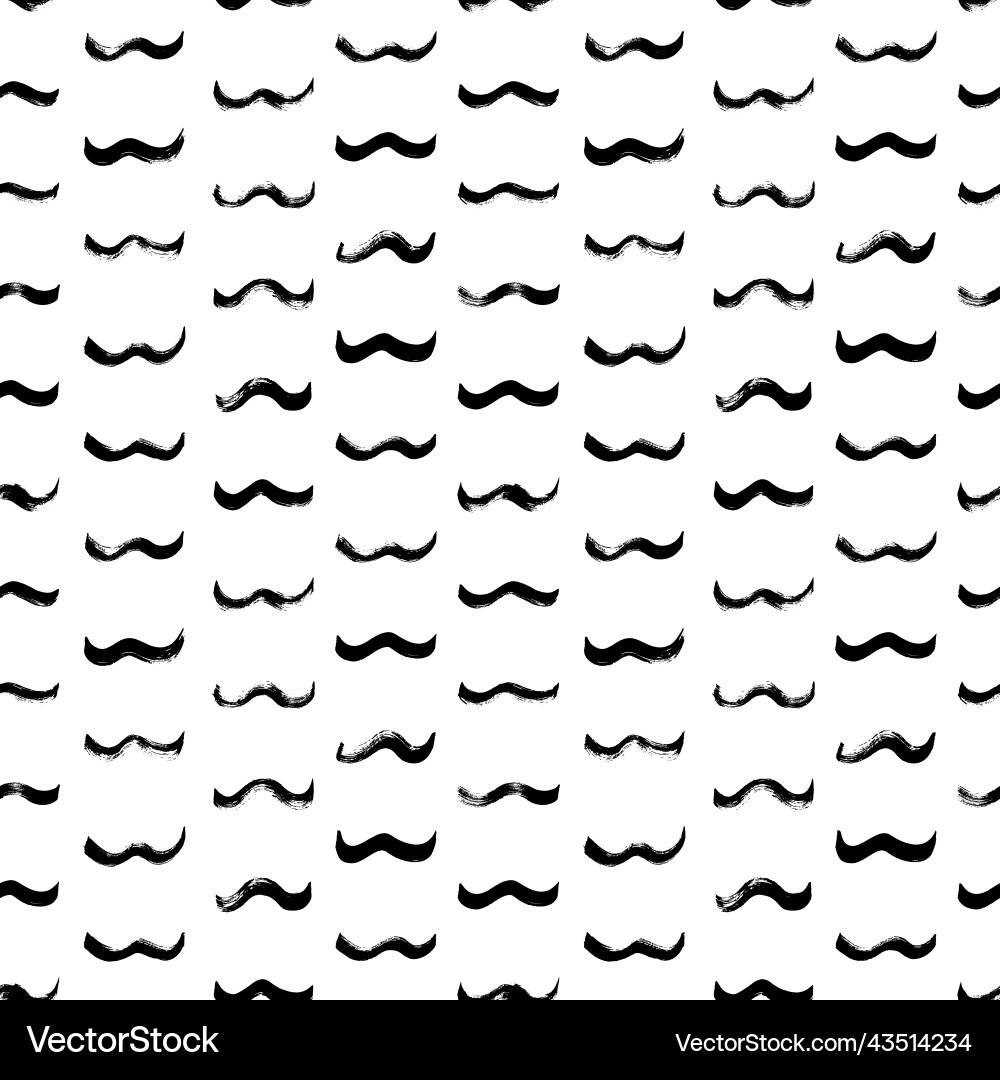 Seamless pattern with hand drawn small waves Seamless pattern with hand drawn small waves vector image