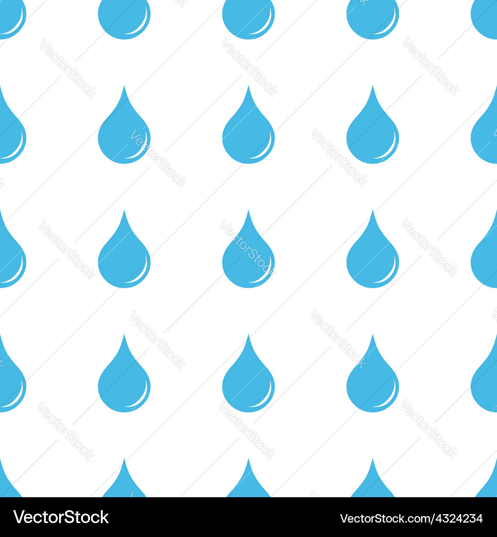 Unique drop seamless pattern vector image