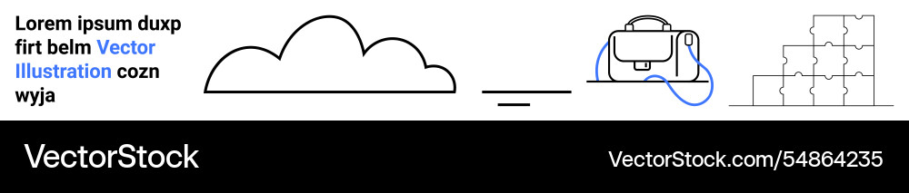 Cloud solution concept server connection for data Cloud solution concept server connection for data Vector Image