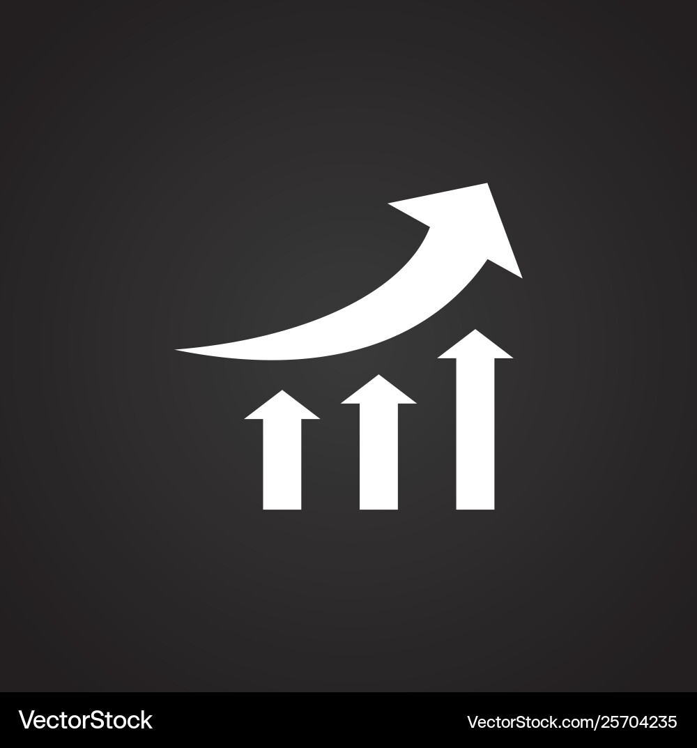 Performance icon on background for graphic and web Vector Image