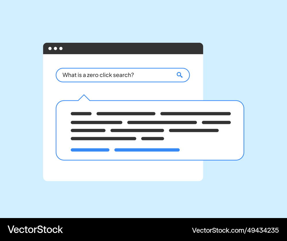 Zero click searches get vector image