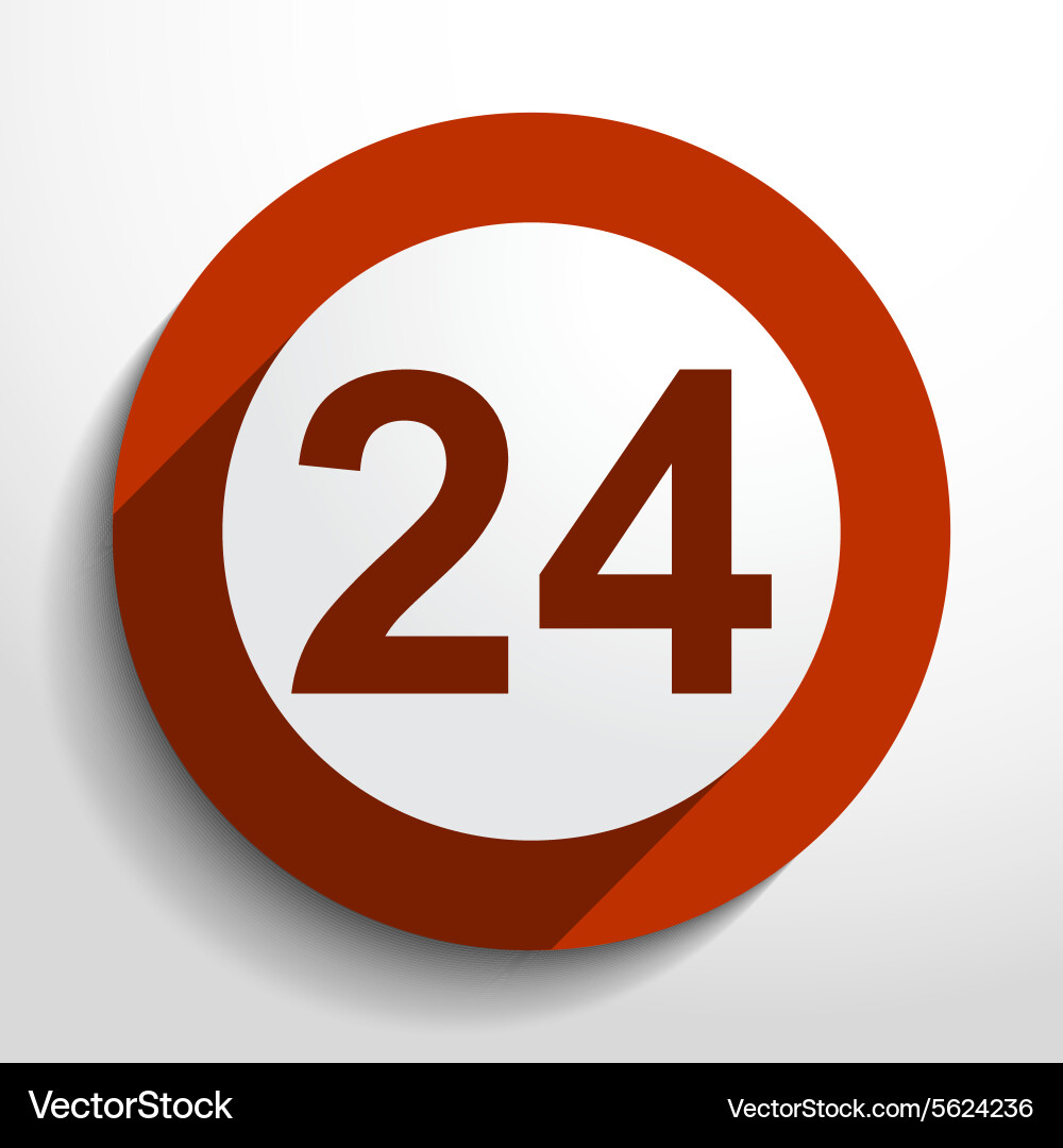All day open web icon Vector Image