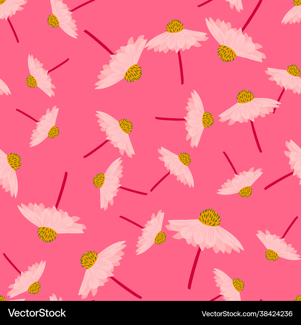 Vintage style seamless pattern with random Vintage style seamless pattern with random vector image