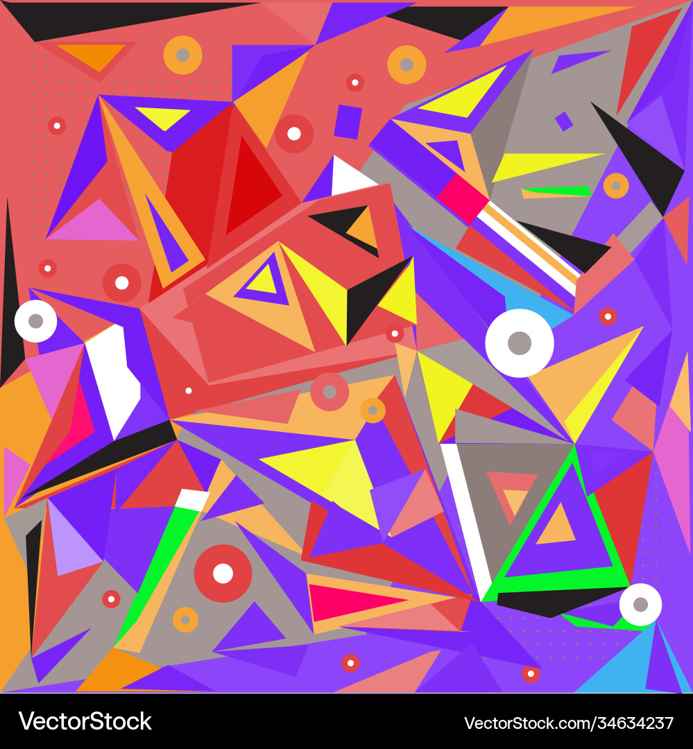 Abstract modern triangles background pattern Abstract modern triangles background pattern Vector Image