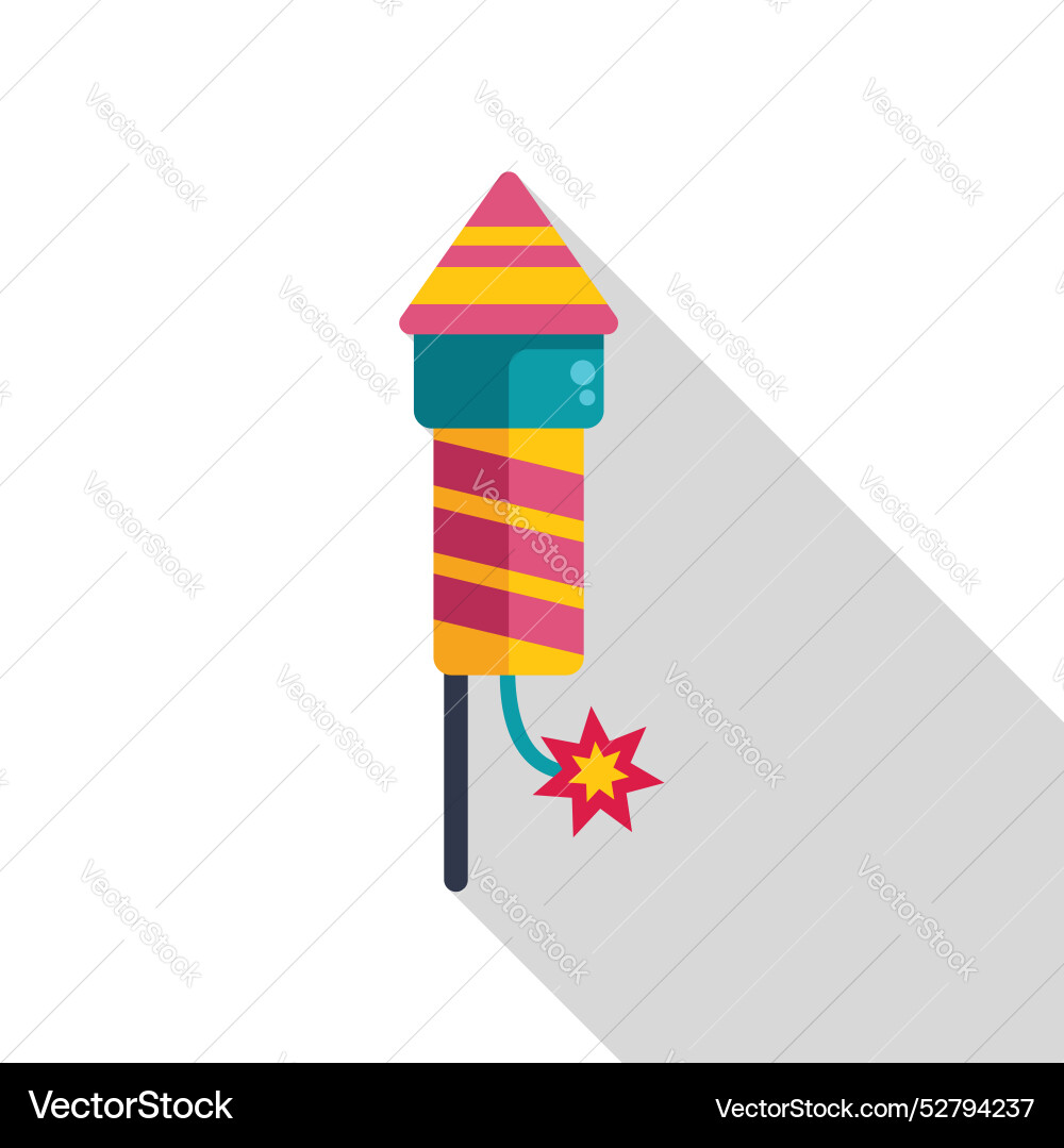 Firework rocket exploding with sparks flying Firework rocket exploding with sparks flying vector image