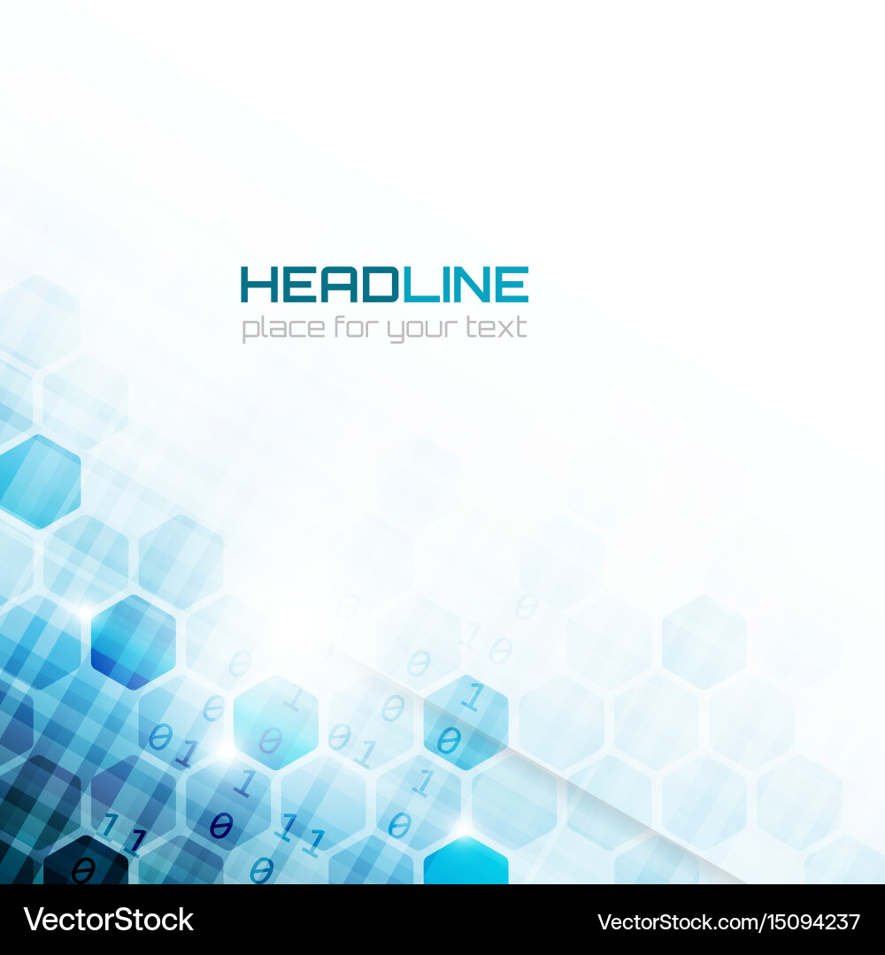 Hexagonal Abstract Pattern Vector Image