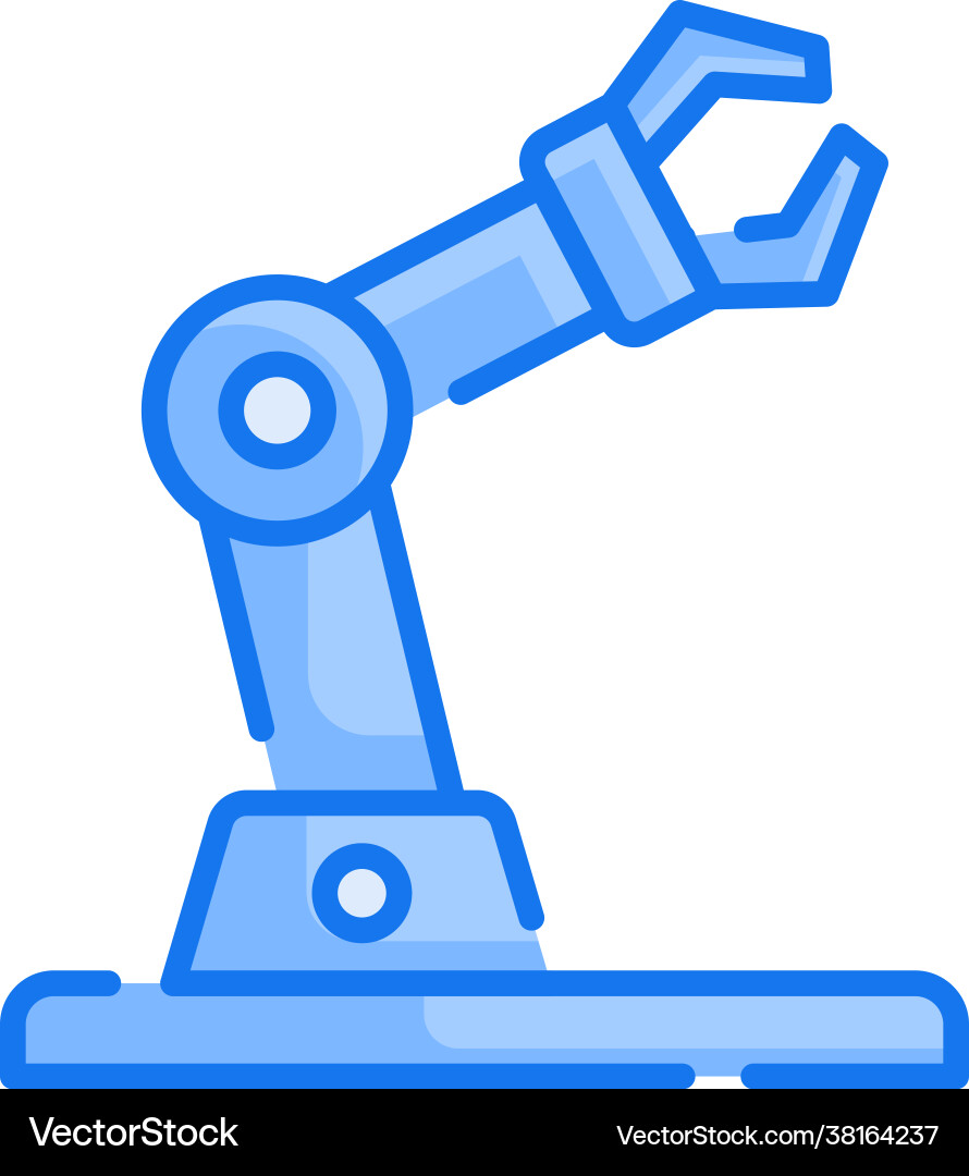 Robotics style Robotics style vector image