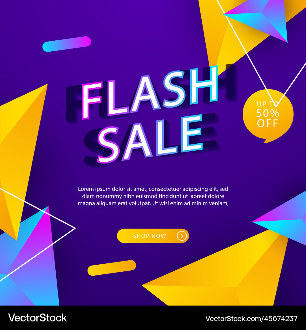 Sale and design background set with colorful vector image