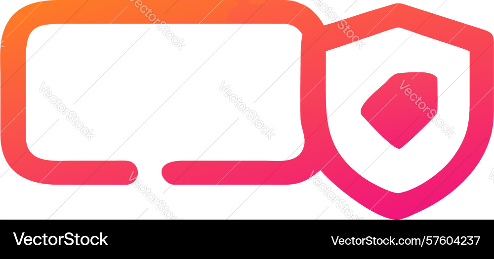 Secure browsing icon web protection and privacy vector image