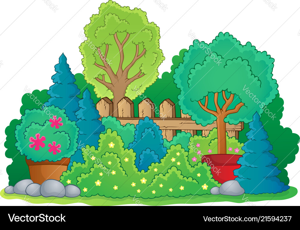 Tree theme image 6 Tree theme image 6 vector image