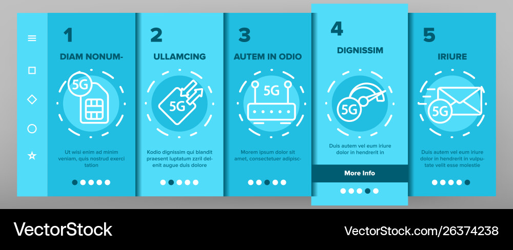 5g fast network connection to website 5g fast network connection to website vector image