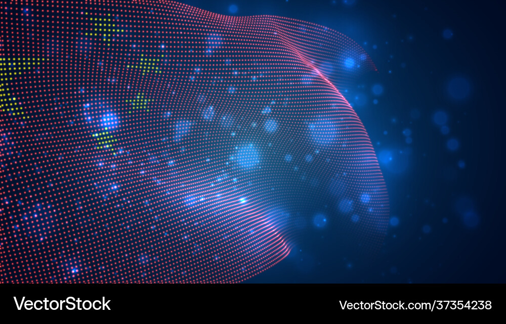 Bright glowing country flag abstract dots china Bright glowing country flag abstract dots china vector image