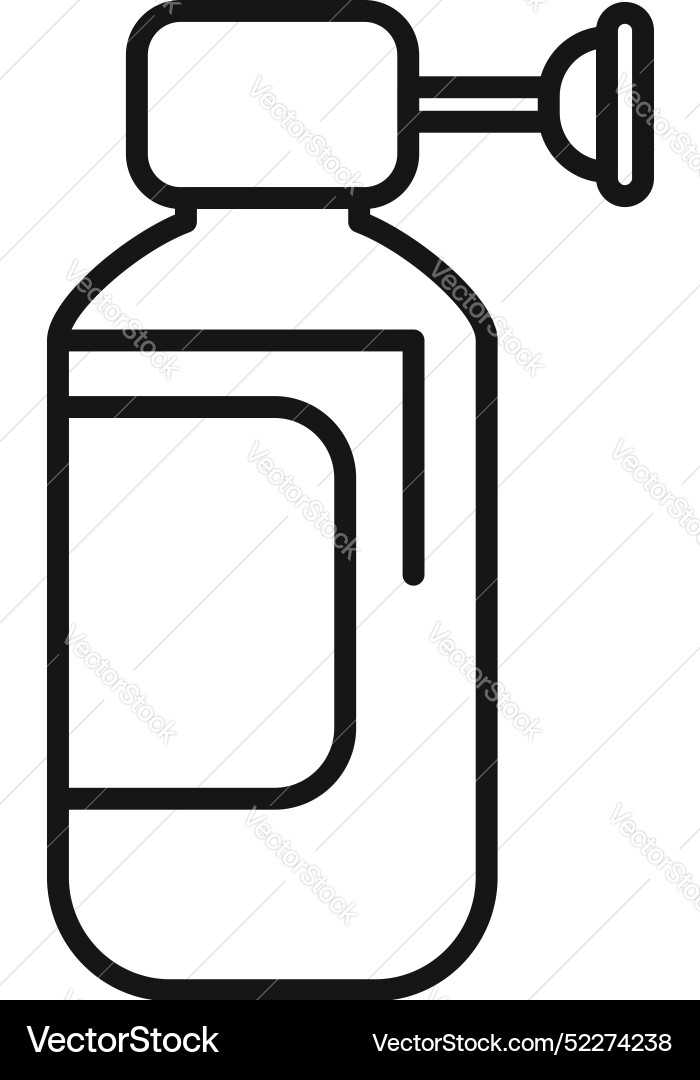 Inhaler for asthma treatment relieving respiratory Inhaler for asthma treatment relieving respiratory vector image