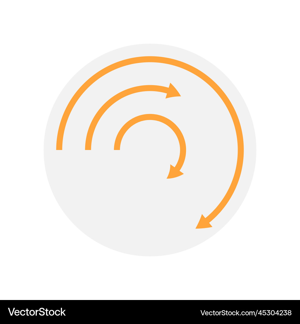Radial infographic chart design element Radial infographic chart design element vector image