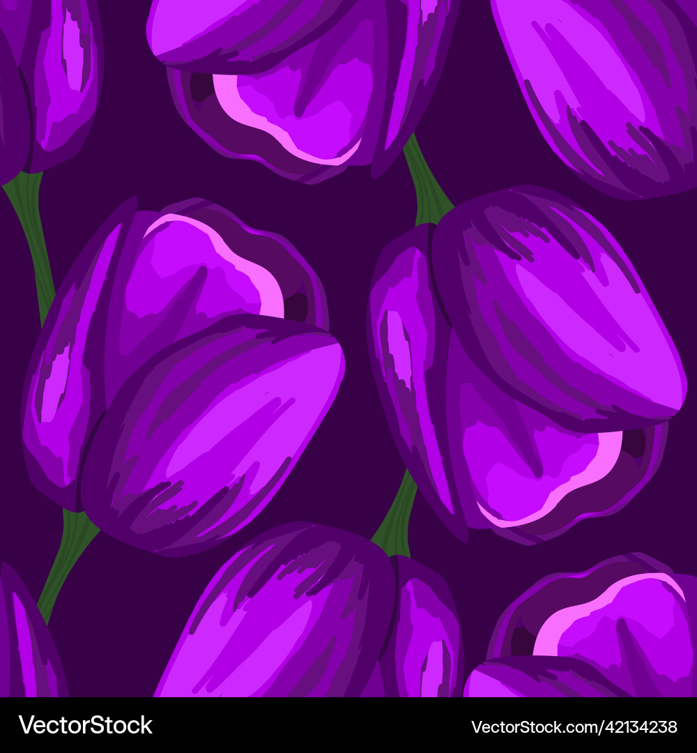 Spring colorful with violet Vector Image