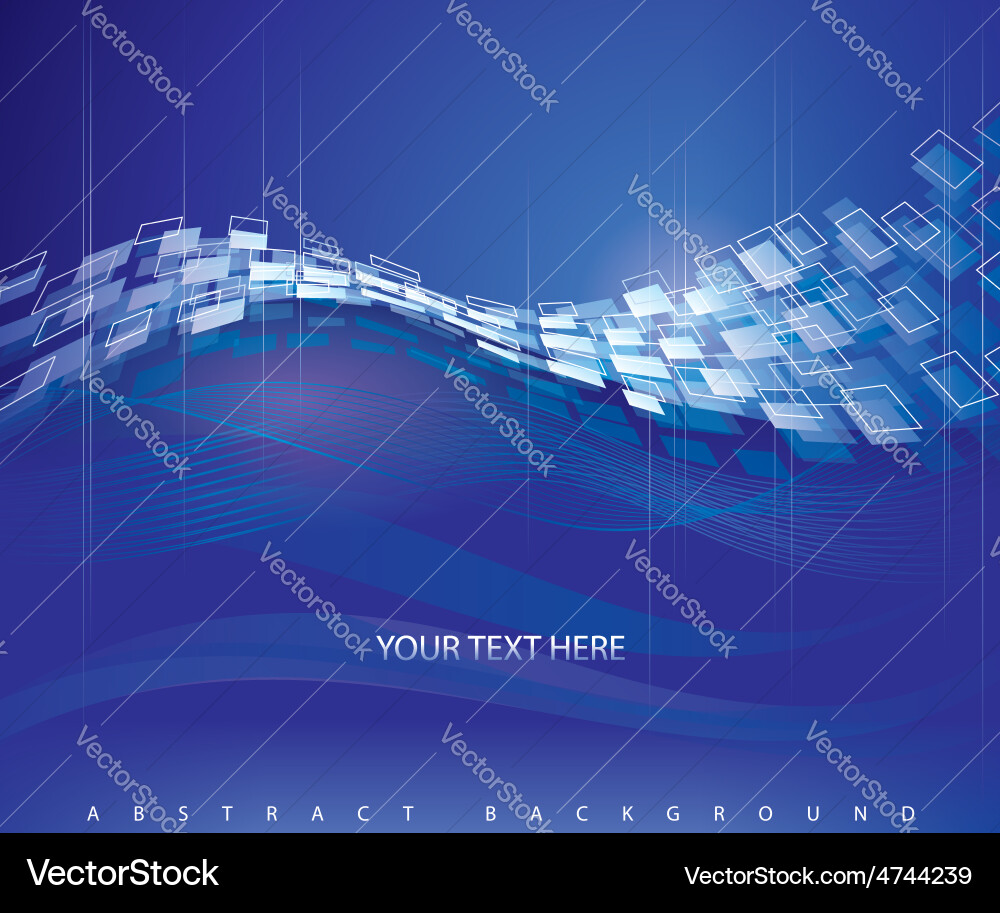 Abstract tech background vector image