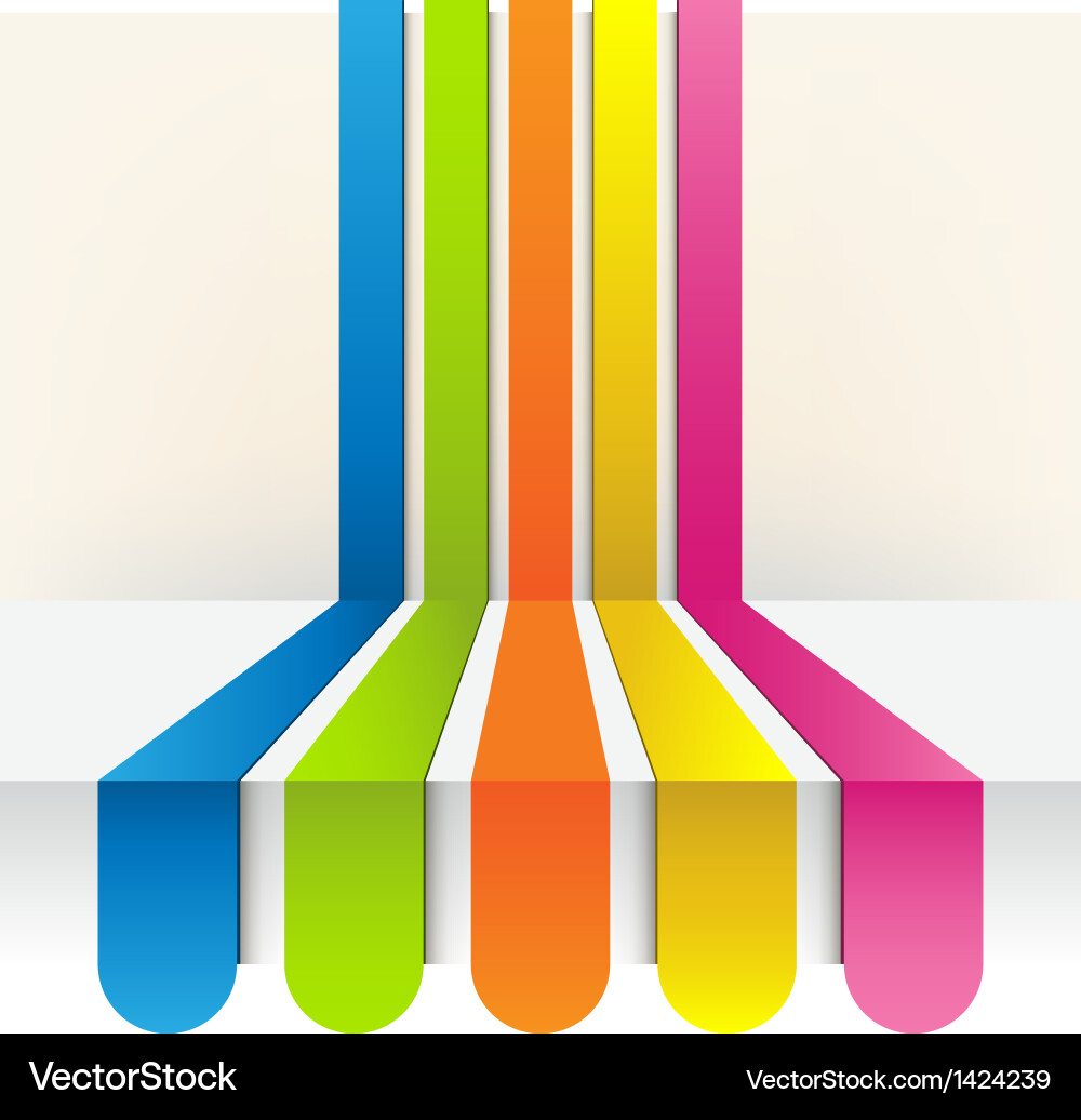 Colorful Stripes Background Vector Image