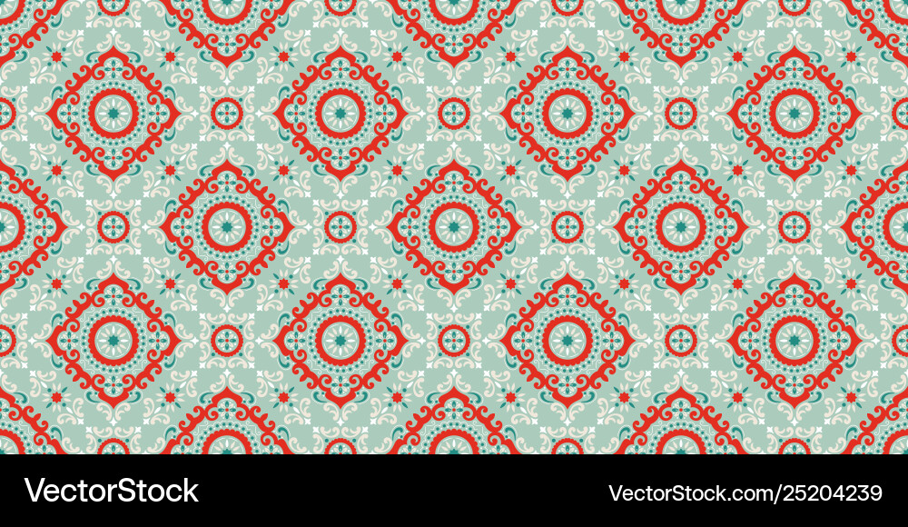 Damask seamless pattern background elegant Damask seamless pattern background elegant vector image