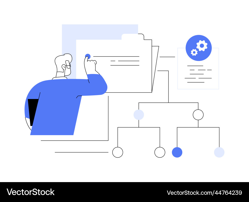 Information architecture abstract concept Information architecture abstract concept Vector Image