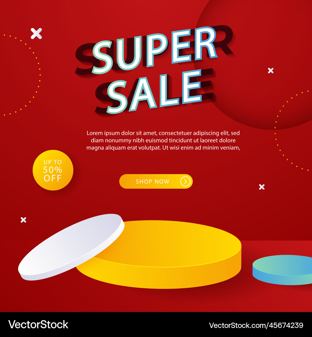 Sale and design background set with colorful Sale and design background set with colorful vector image