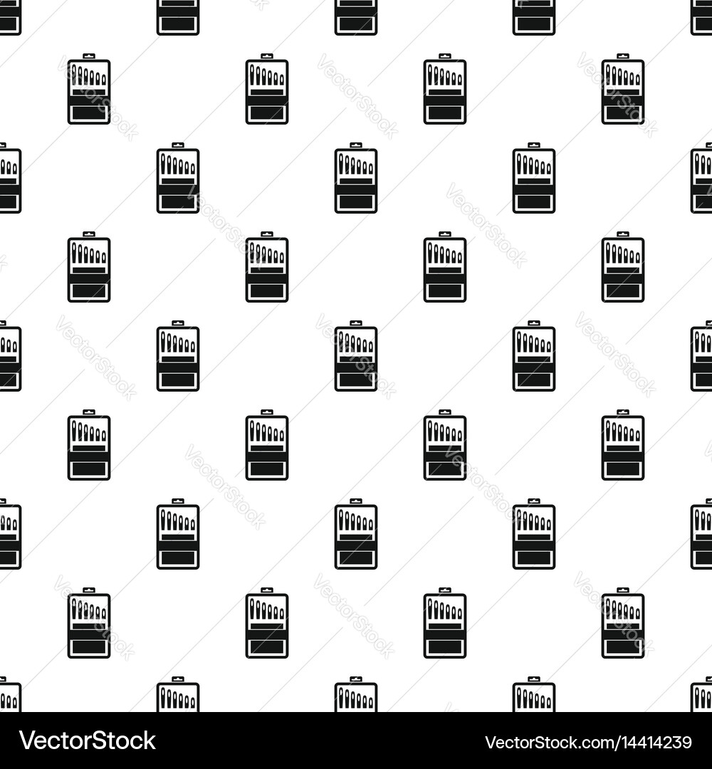 Set of needles pattern Vector Image