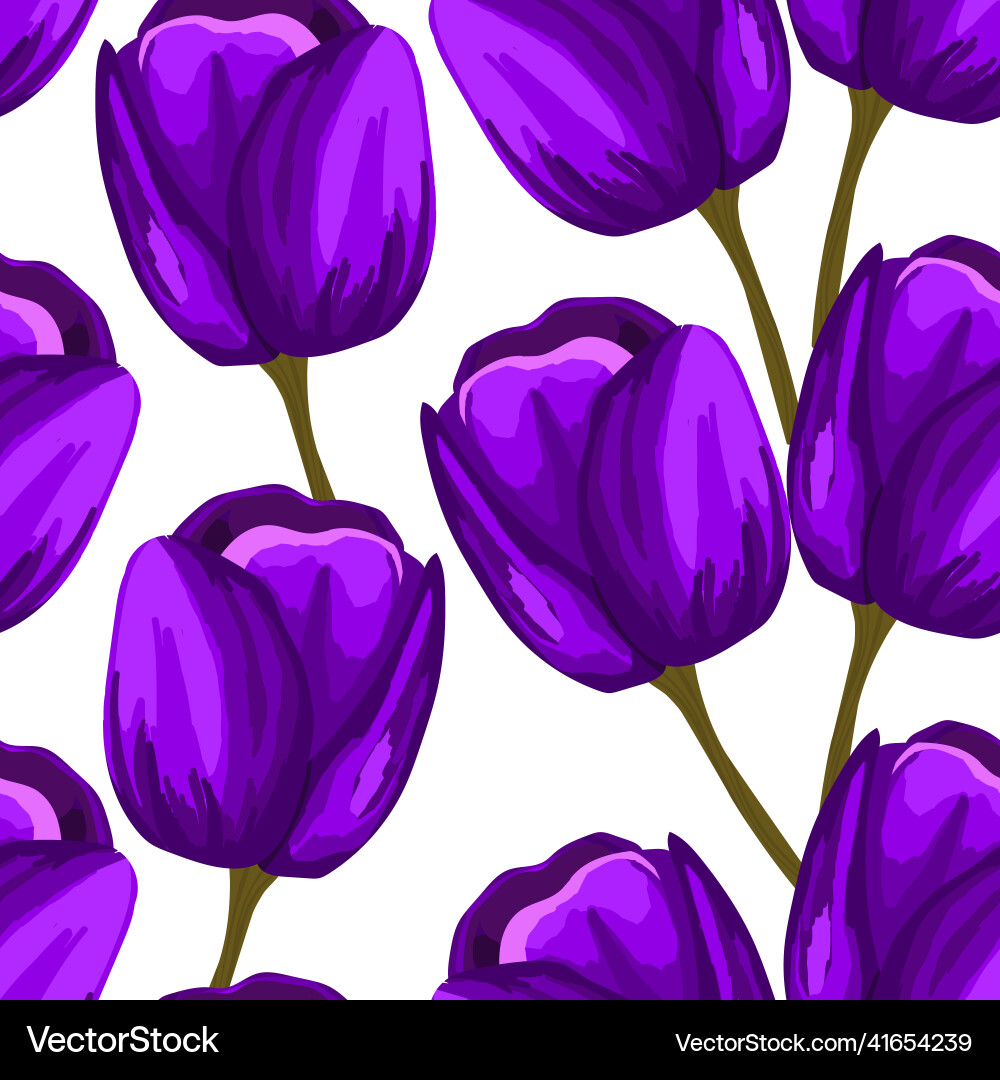 Spring colorful with violet Vector Image
