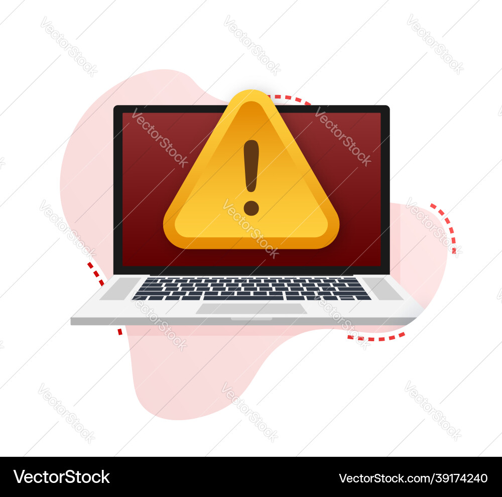 Scam alert hacker attack and web security Scam alert hacker attack and web security Vector Image