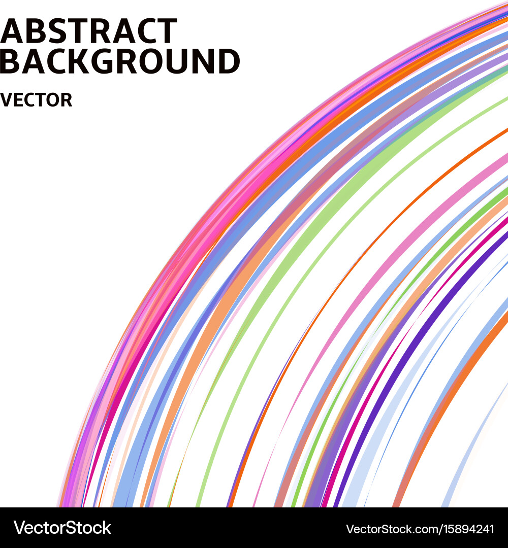 Abstract Linear Threads vector image