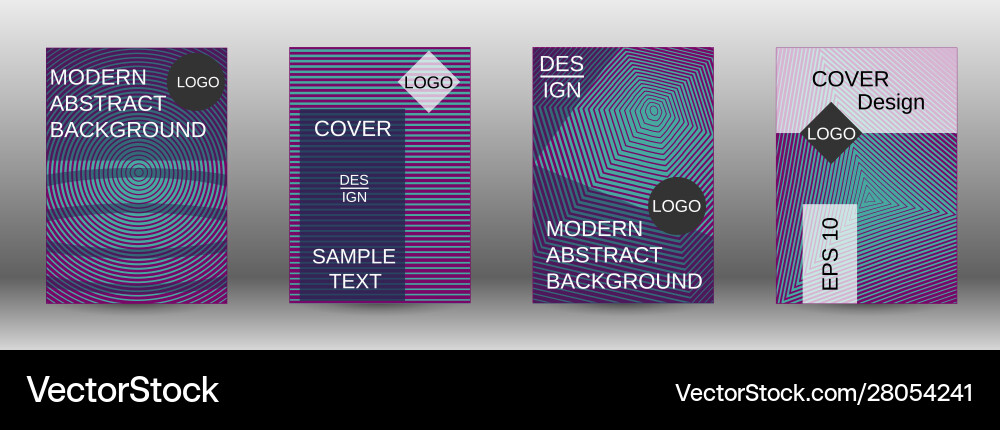 Creative backgrounds with abstract gradient linear Vector Image