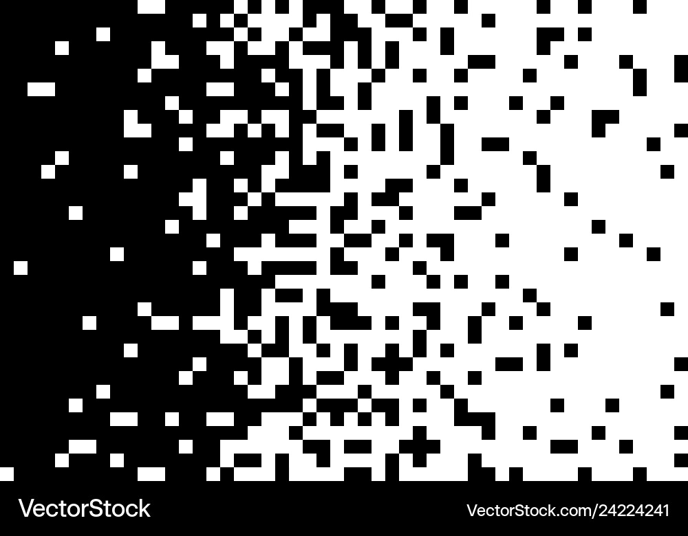 Dissolving Square Fragment vector image