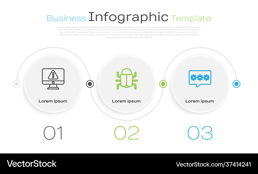 Set line monitor with exclamation mark system bug Set line monitor with exclamation mark system bug vector image