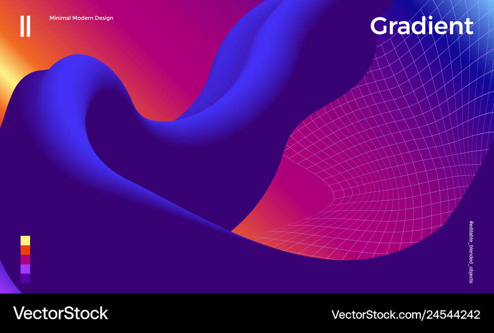 Abstract design template with 3d flow shapes Abstract design template with 3d flow shapes vector image