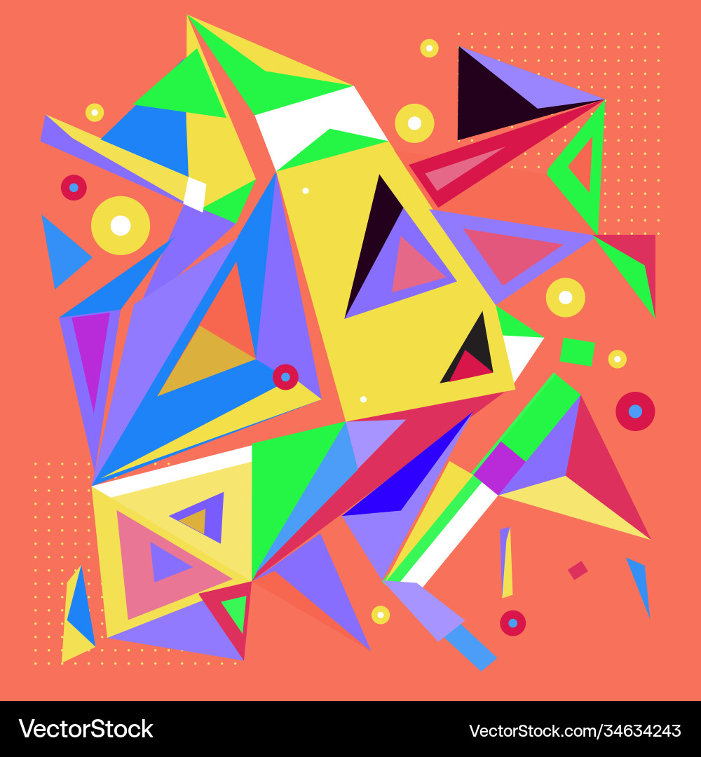 Abstract modern triangles background pattern Abstract modern triangles background pattern vector image