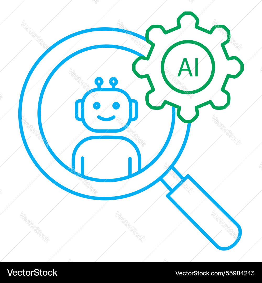 Überprüfung der Identitätsprüfung ai chatbot Automation Überprüfung der Identitätsprüfung ai chatbot Automation vektorbild