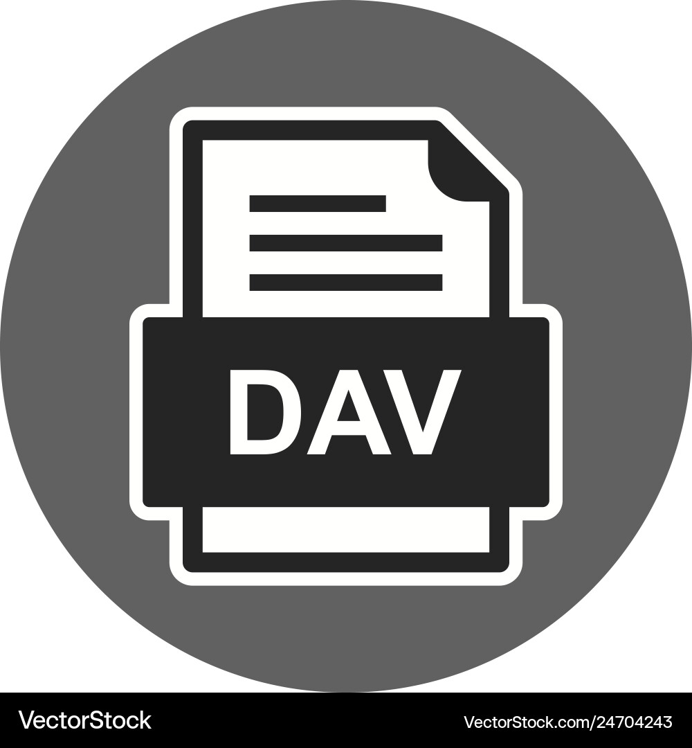 Dev file document icon Vector Image