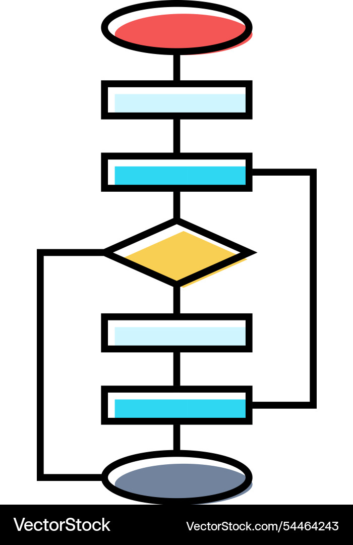 Genetic algorithm color icon Genetic algorithm color icon Vector Image