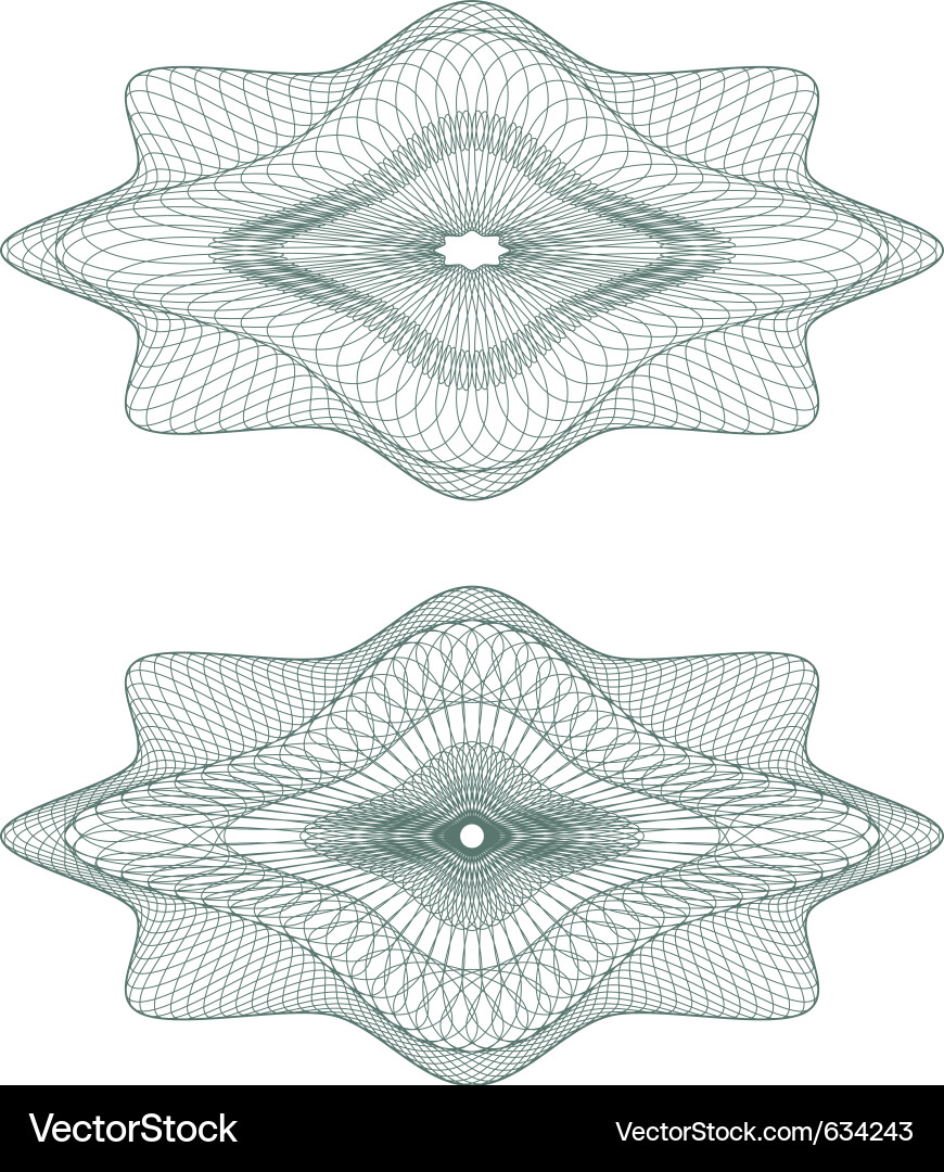 Intricate Rosette Pattern Vector Image