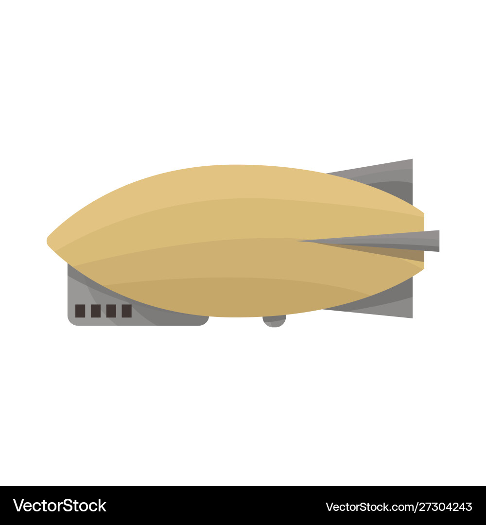 Isolated object airship and dirigible icon web Vector Image